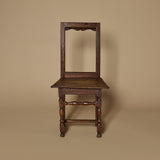 Chaise provinciale française ancienne de style Louis XIII