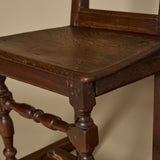Chaise provinciale française ancienne de style Louis XIII