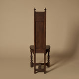 Early 20th Century Hand-Carved Gothic Revival Chair