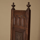 Early 20th Century Hand-Carved Gothic Revival Chair