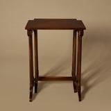 Tables gigognes anciennes à marqueterie de style Regency Revival