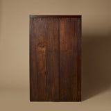 Early 1900s Provincial Glass Door Armoire