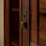 Early 1900s Provincial Glass Door Armoire