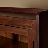 Early 1900s Provincial Glass Door Armoire