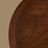 Table ronde française de style Louis XVI en loupe de bois vers 1900