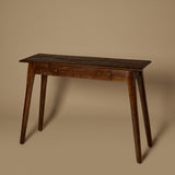 Vintage Rustic Minimalist Solid Wood Console Table