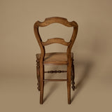 Mid 19th Century French Provincial Louis-Philippe Style Cane Seat Chair