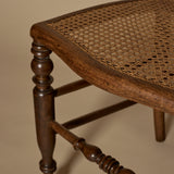 Mid 19th Century French Provincial Louis-Philippe Style Cane Seat Chair