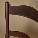 Paire de chaises en bois courbé viennois vers 1900