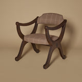 Fauteuil Curule Néoclassique de Style Régence