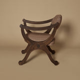 Fauteuil Curule Néoclassique de Style Régence