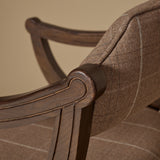 Fauteuil Curule Néoclassique de Style Régence