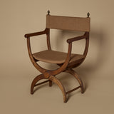 Chaise Curule Néoclassique Circa 1960