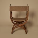Chaise Curule Néoclassique Circa 1960