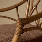 Ensemble de deux fauteuils italiens vintage en bambou style Chippendale
