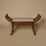 Banc curule ancien de style Empire français