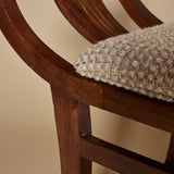 Banc curule ancien de style Empire français