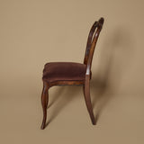 Chaise de chambre victorienne ancienne
