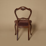 Chaise de chambre victorienne ancienne