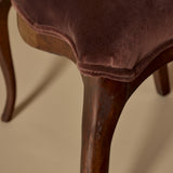 Chaise de chambre victorienne ancienne
