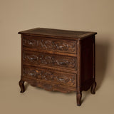 Antique French Provincial Carved Chest of Drawers