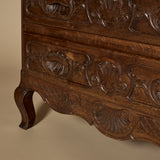 Antique French Provincial Carved Chest of Drawers