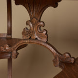 Circa 1900 Art Nouveau Quarter-Sawn Oak Multi-Tier Parlor Table
