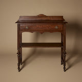 Circa 1900 Victorian Oak Console Table