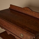 Circa 1900 Victorian Oak Console Table