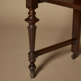 Circa 1900 Victorian Oak Console Table