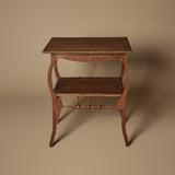 Table d'appoint à plusieurs niveaux en bois sculpté Art Nouveau français, vers 1900