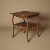 Table d'appoint à plusieurs niveaux en bois sculpté Art Nouveau français, vers 1900