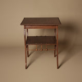 Table d'appoint à plusieurs niveaux en bois sculpté Art Nouveau français, vers 1900