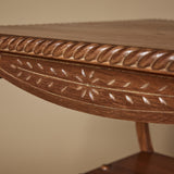 Table d'appoint à plusieurs niveaux en bois sculpté Art Nouveau français, vers 1900