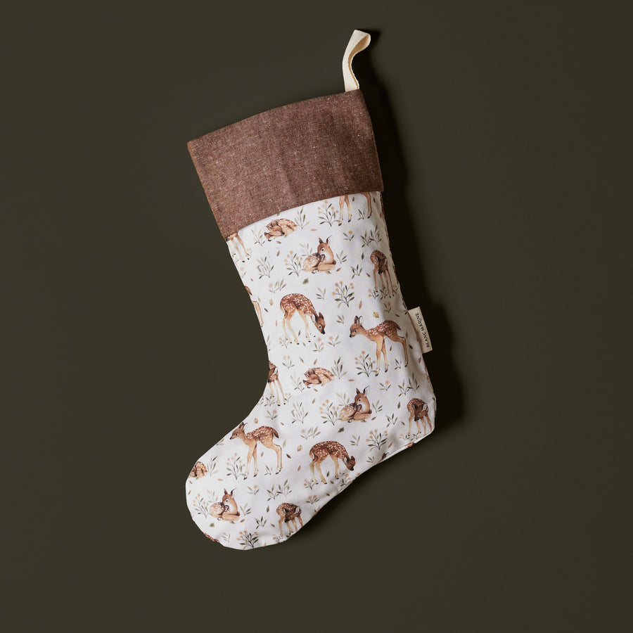 "In the Woods" Illustrated Stocking
