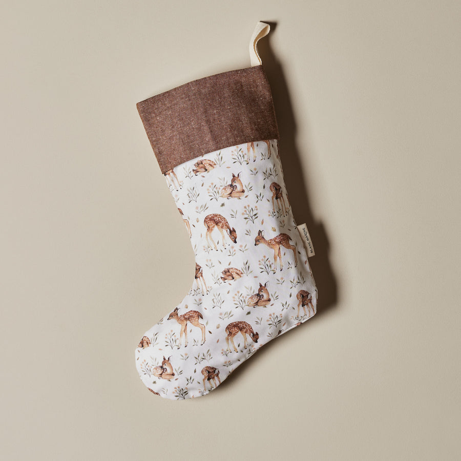 "In the Woods" Illustrated Stocking