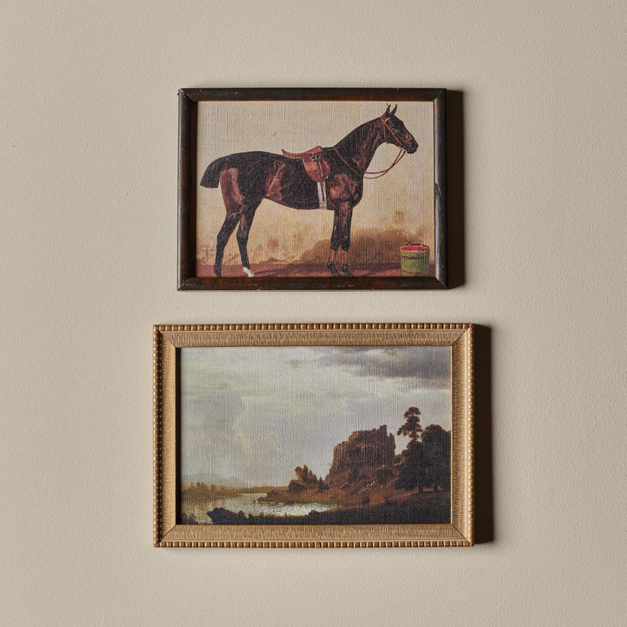 The Duo of mini frames La crique & Seabiscuit