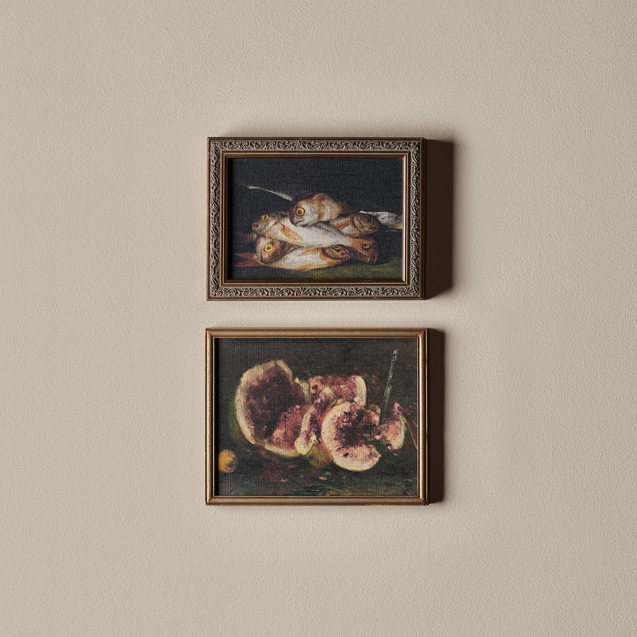 The Duo of mini frames Les poissons & Pastèques