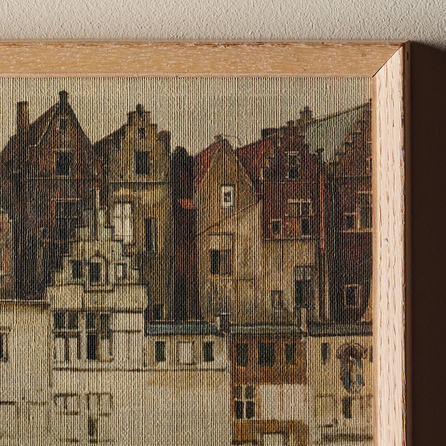 The Duo of mini frames La fillette aux cerises & Les maisons d'Antwerp