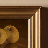 1930s European Still Life with Apples Signed S.Musetta