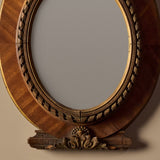 19th Century French Oval Wall Mirror