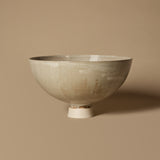 Beige Footed Bowl