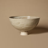 Beige Footed Bowl