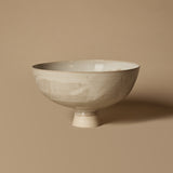 Beige Footed Bowl