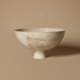 Beige Footed Bowl
