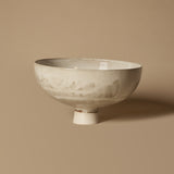 Beige Footed Bowl