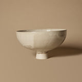 Beige Footed Bowl