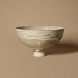 Beige Footed Bowl