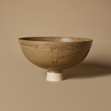 Khaki Footed Bowl