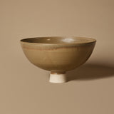 Khaki Footed Bowl